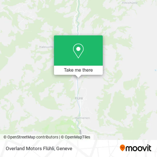 Overland Motors Flühli map