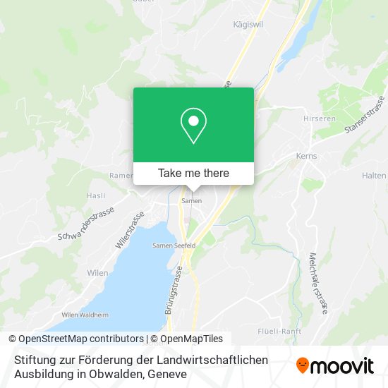 Stiftung zur Förderung der Landwirtschaftlichen Ausbildung in Obwalden map