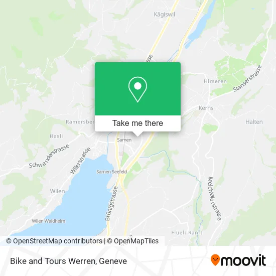 Bike and Tours Werren map