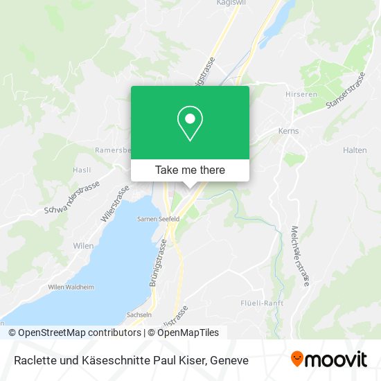 Raclette und Käseschnitte Paul Kiser map