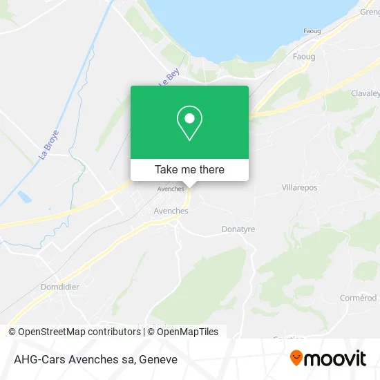 AHG-Cars Avenches sa map