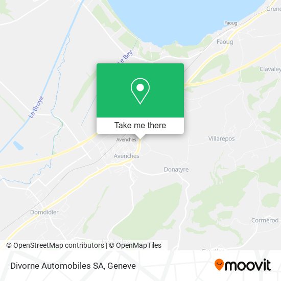 Divorne Automobiles SA map