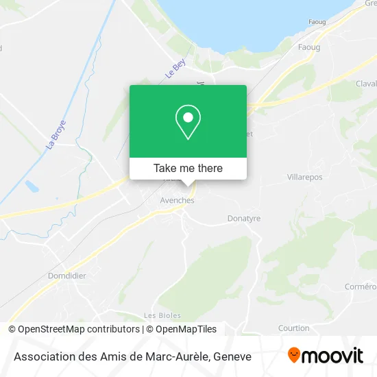 Association des Amis de Marc-Aurèle map