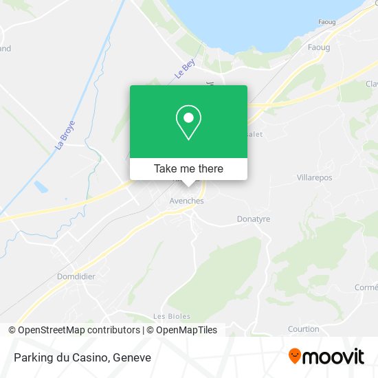 Parking du Casino map