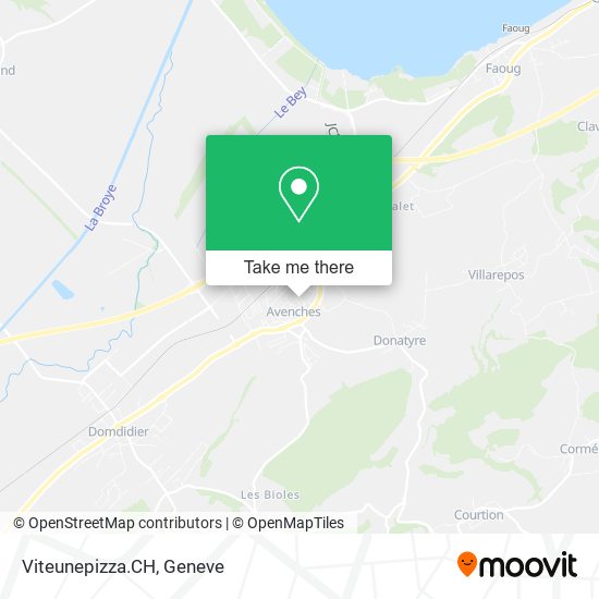 Viteunepizza.CH map