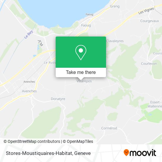 Stores-Moustiquaires-Habitat map