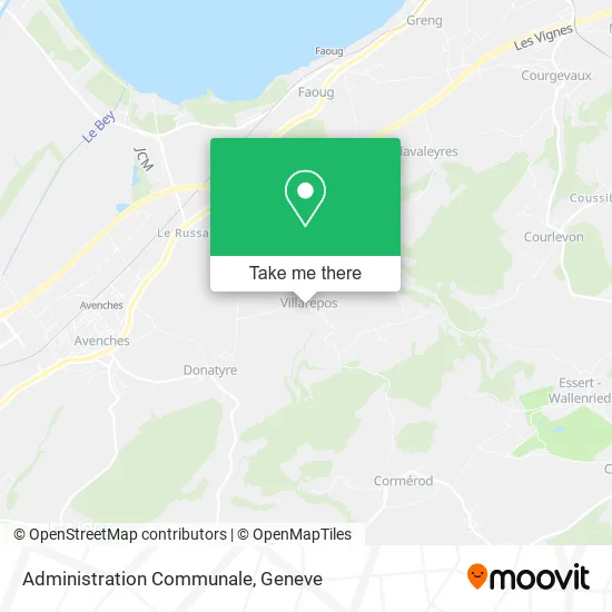 Administration Communale map