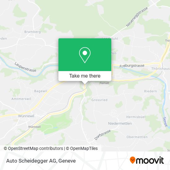 Auto Scheidegger AG map
