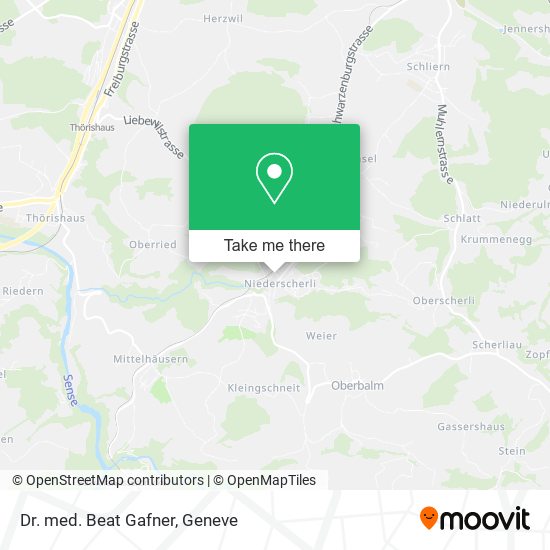Dr. med. Beat Gafner map