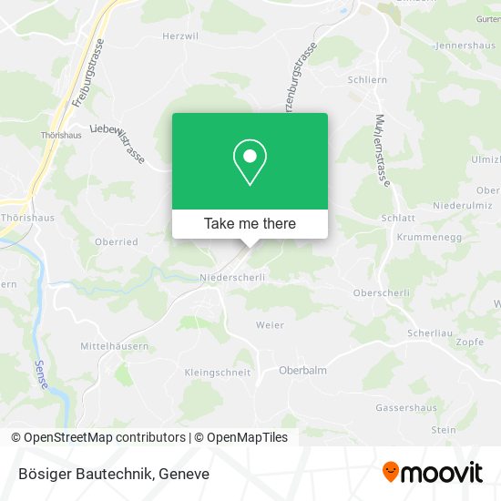 Bösiger Bautechnik map