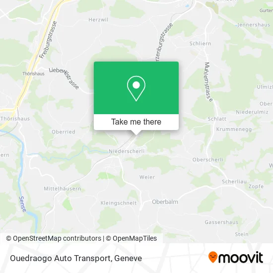 Ouedraogo Auto Transport map