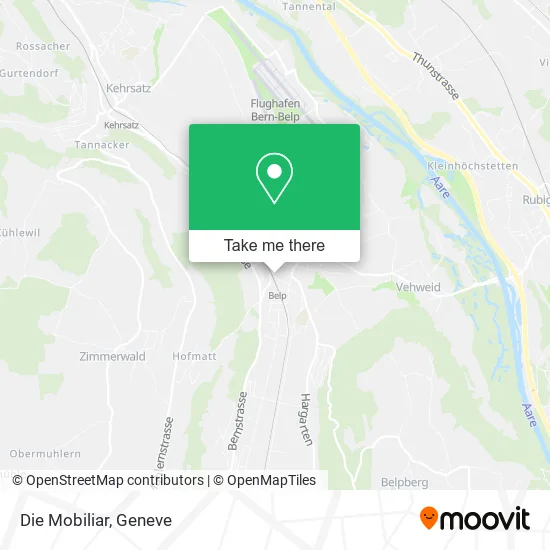 Die Mobiliar map