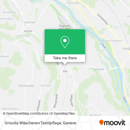 Grisolia Wäscherei+Textilpflege map