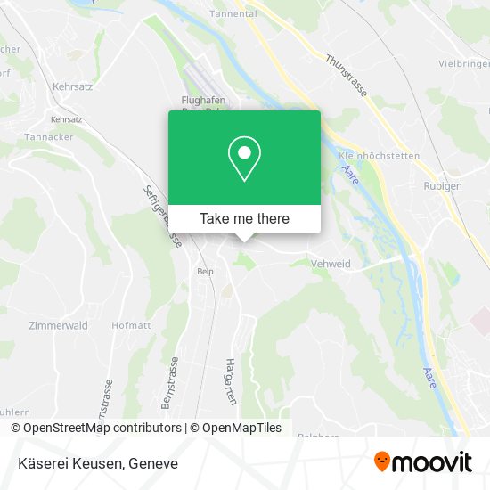 Käserei Keusen map