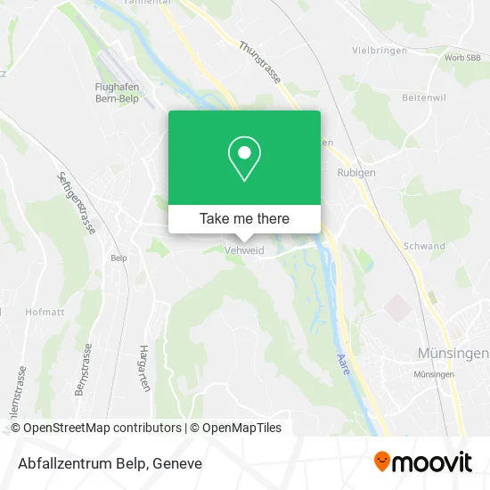 Abfallzentrum Belp map