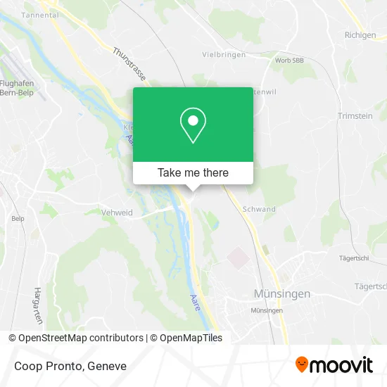 Coop Pronto map