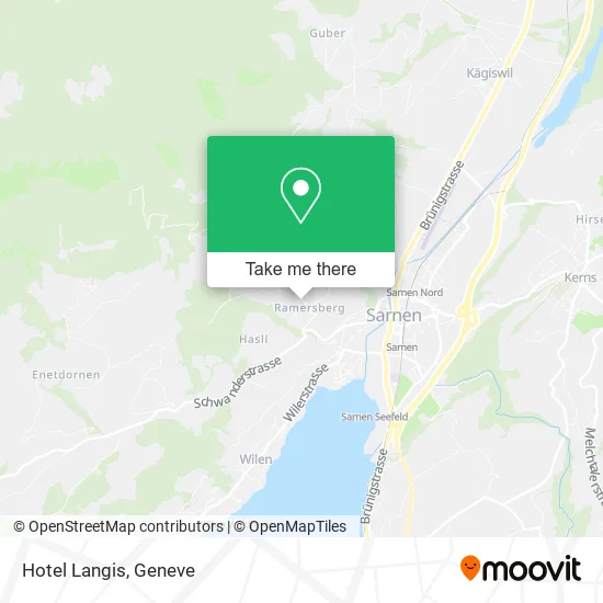 Hotel Langis map