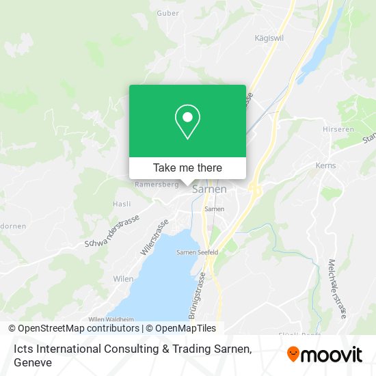 Icts International Consulting & Trading Sarnen map