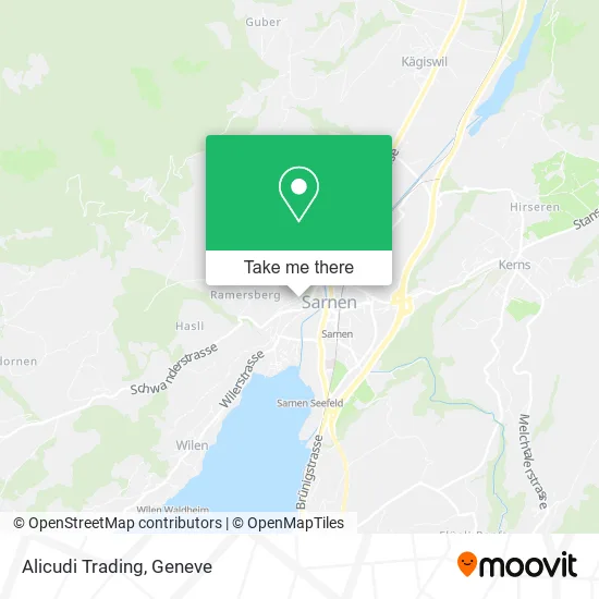 Alicudi Trading map