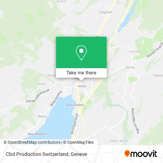 Cbd Production Switzerland map
