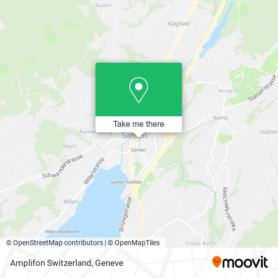 Amplifon Switzerland map