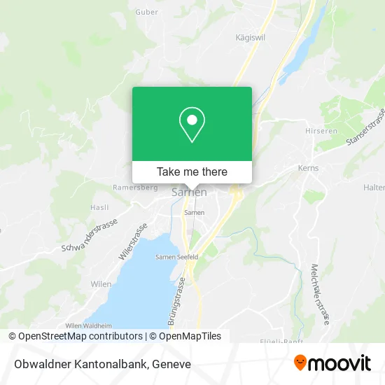 Obwaldner Kantonalbank map