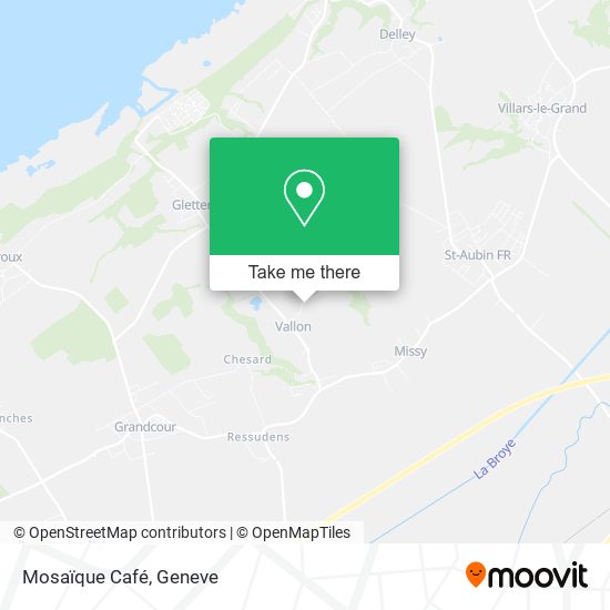 Mosaïque Café map