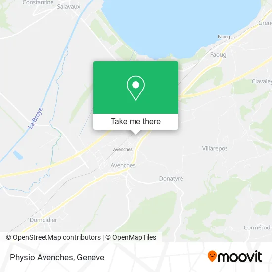 Physio Avenches map