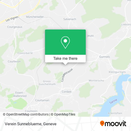 Verein Sunneblueme map