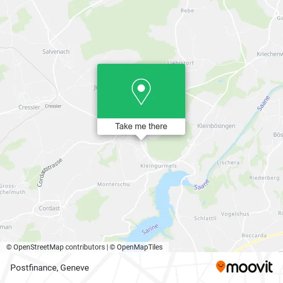 Postfinance map