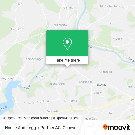 Hautle Anderegg + Partner AG map