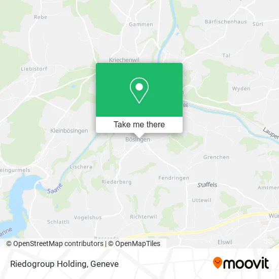 Riedogroup Holding map
