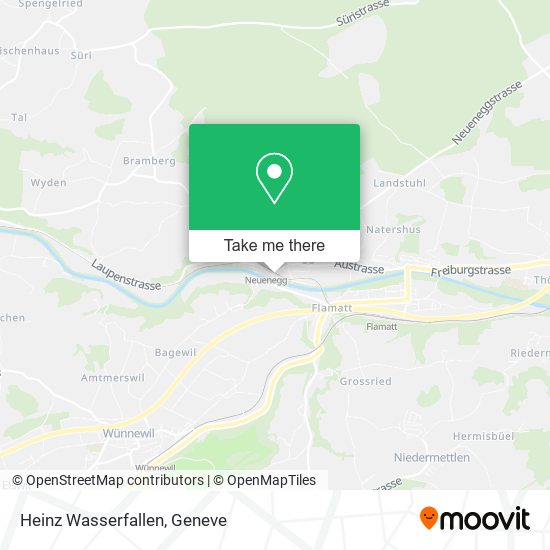 Heinz Wasserfallen map