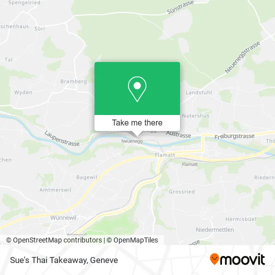 Sue's Thai Takeaway map