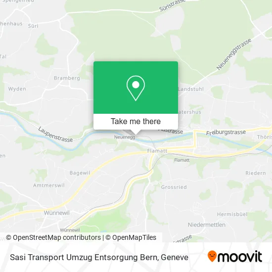 Sasi Transport Umzug Entsorgung Bern map