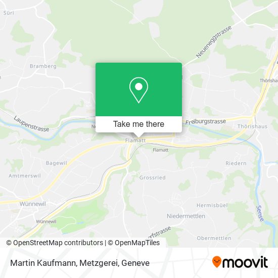 Martin Kaufmann, Metzgerei map