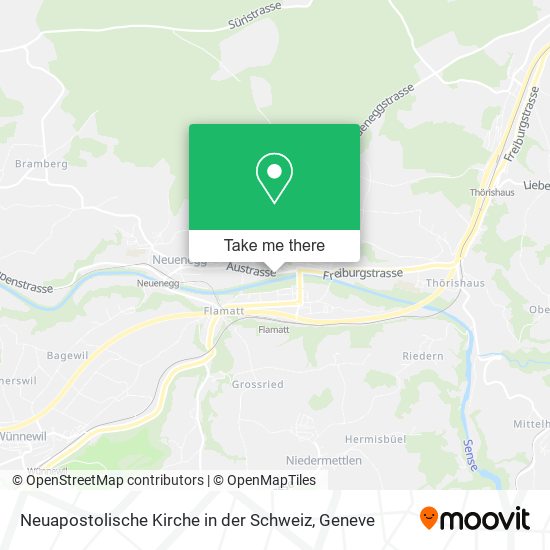 Neuapostolische Kirche in der Schweiz map