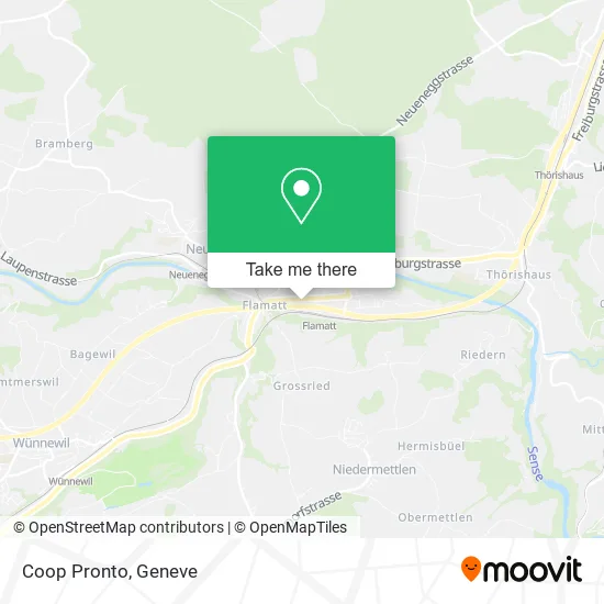 Coop Pronto map