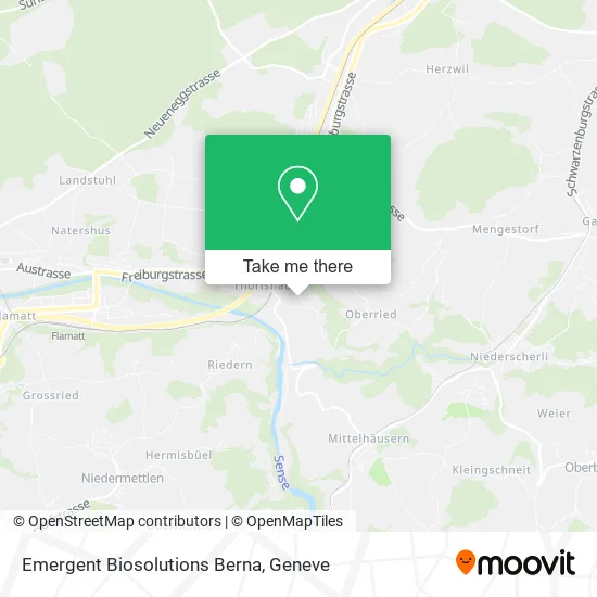Emergent Biosolutions Berna map