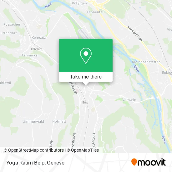 Yoga Raum Belp map