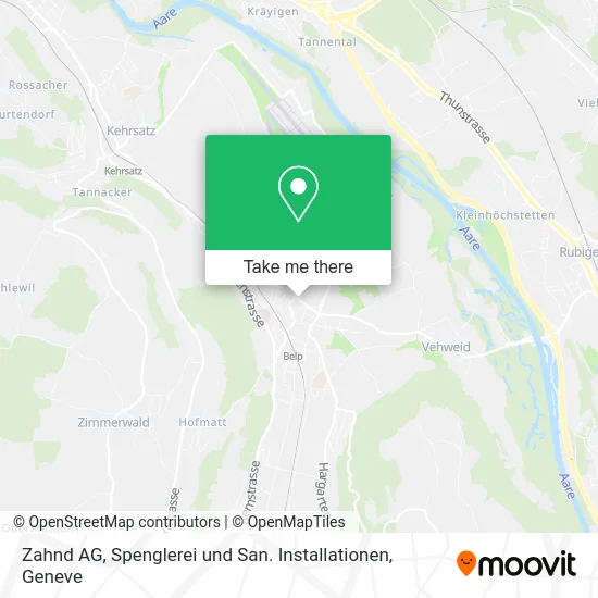 Zahnd AG, Spenglerei und San. Installationen map