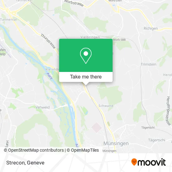 Strecon map
