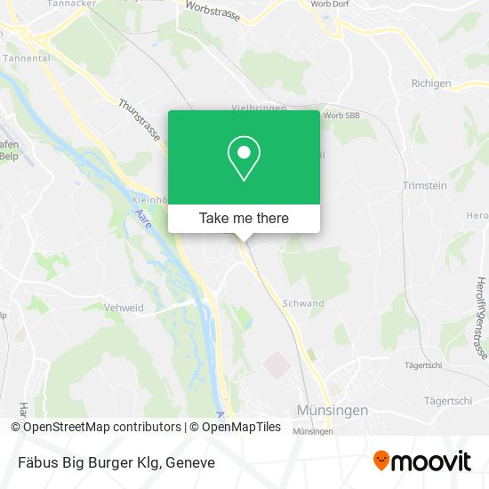 Fäbus Big Burger Klg map