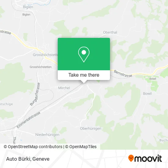 Auto Bürki map