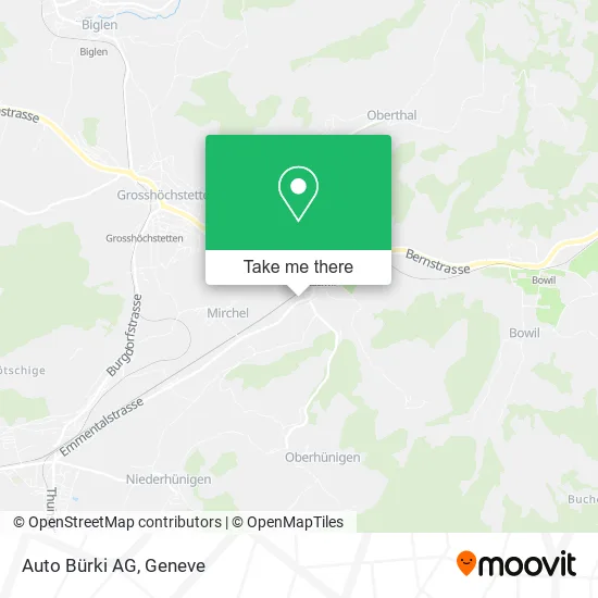Auto Bürki AG map