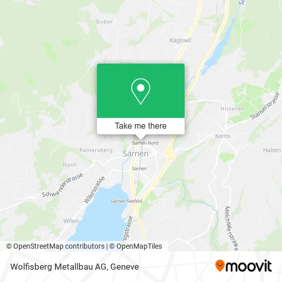 Wolfisberg Metallbau AG map