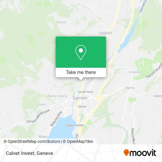 Calvet Invest map