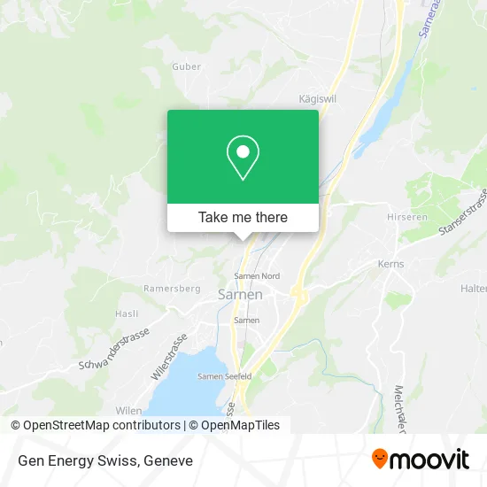 Gen Energy Swiss map