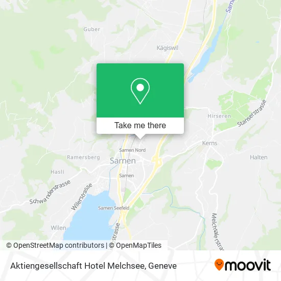 Aktiengesellschaft Hotel Melchsee map