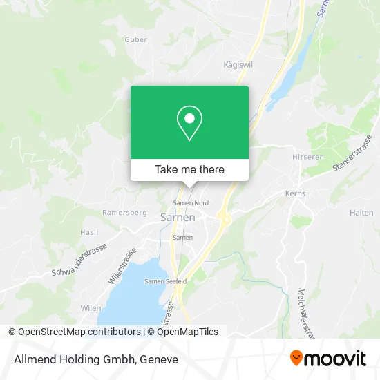 Allmend Holding Gmbh map